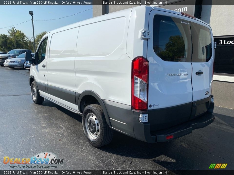 2018 Ford Transit Van 250 LR Regular Oxford White / Pewter Photo #7