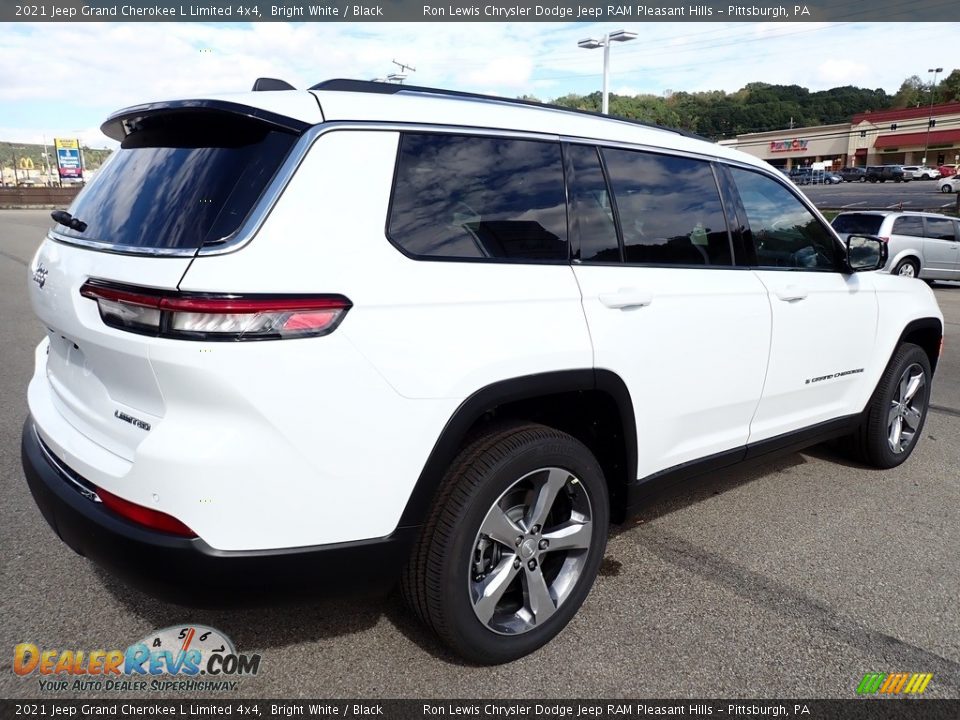 2021 Jeep Grand Cherokee L Limited 4x4 Bright White / Black Photo #6