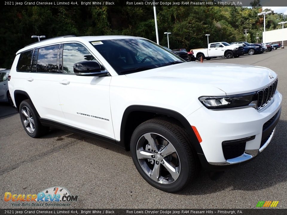 2021 Jeep Grand Cherokee L Limited 4x4 Bright White / Black Photo #8