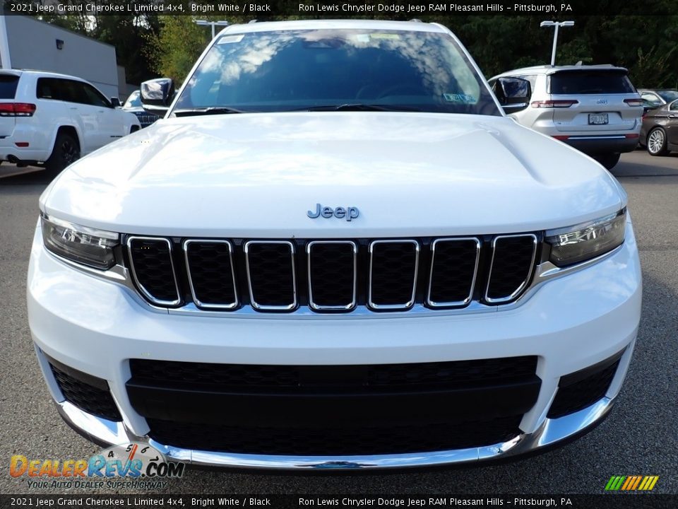 2021 Jeep Grand Cherokee L Limited 4x4 Bright White / Black Photo #10