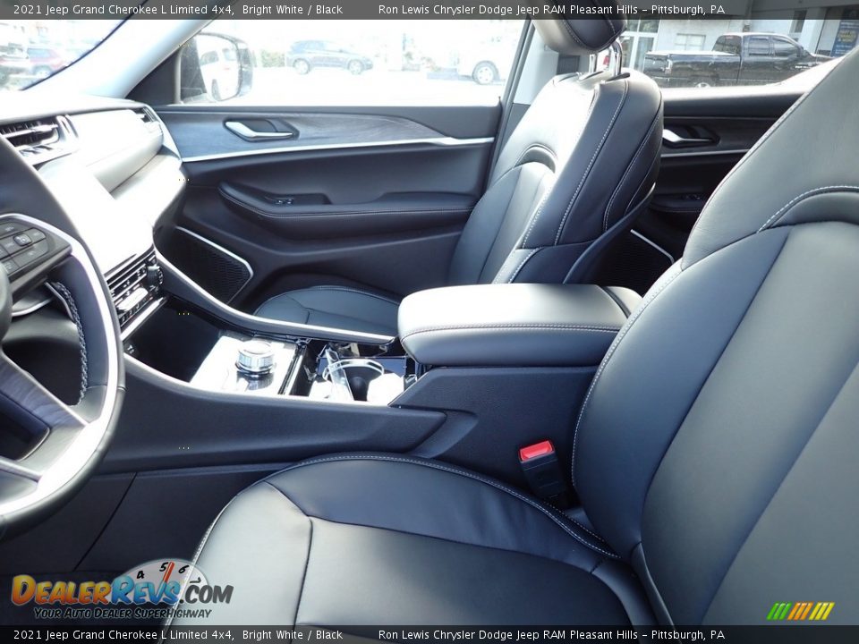 2021 Jeep Grand Cherokee L Limited 4x4 Bright White / Black Photo #11
