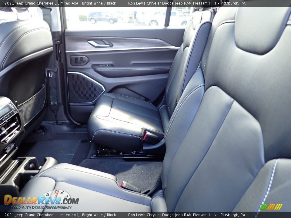 2021 Jeep Grand Cherokee L Limited 4x4 Bright White / Black Photo #12