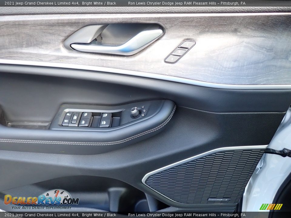 2021 Jeep Grand Cherokee L Limited 4x4 Bright White / Black Photo #14