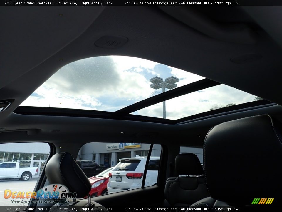 2021 Jeep Grand Cherokee L Limited 4x4 Bright White / Black Photo #16