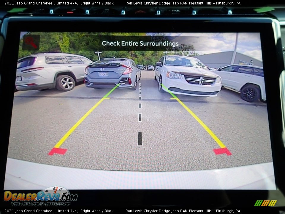2021 Jeep Grand Cherokee L Limited 4x4 Bright White / Black Photo #18