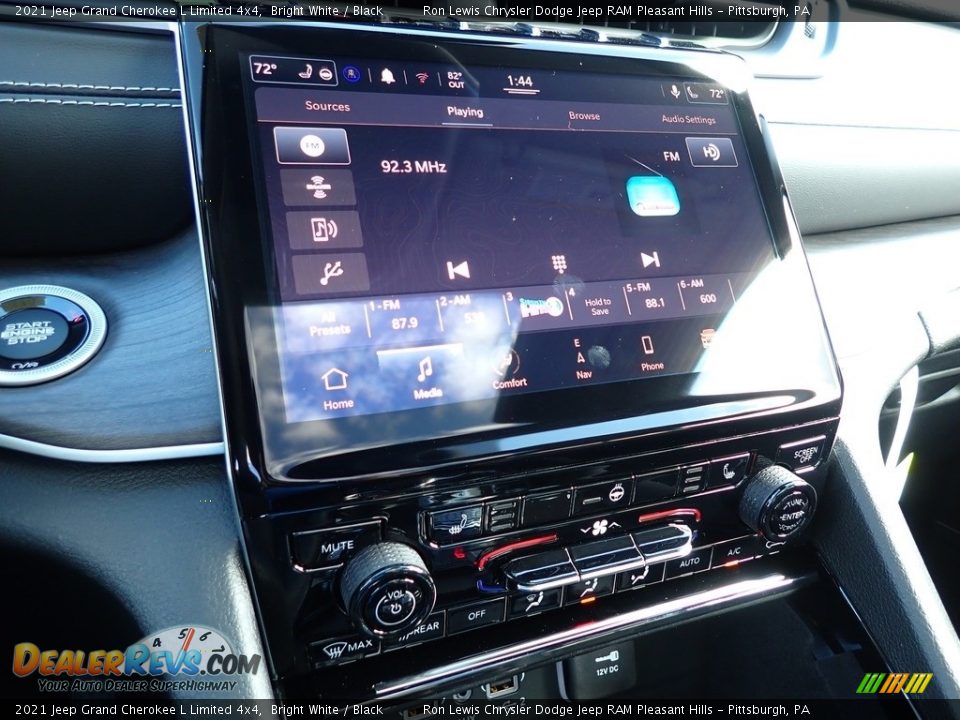 2021 Jeep Grand Cherokee L Limited 4x4 Bright White / Black Photo #19
