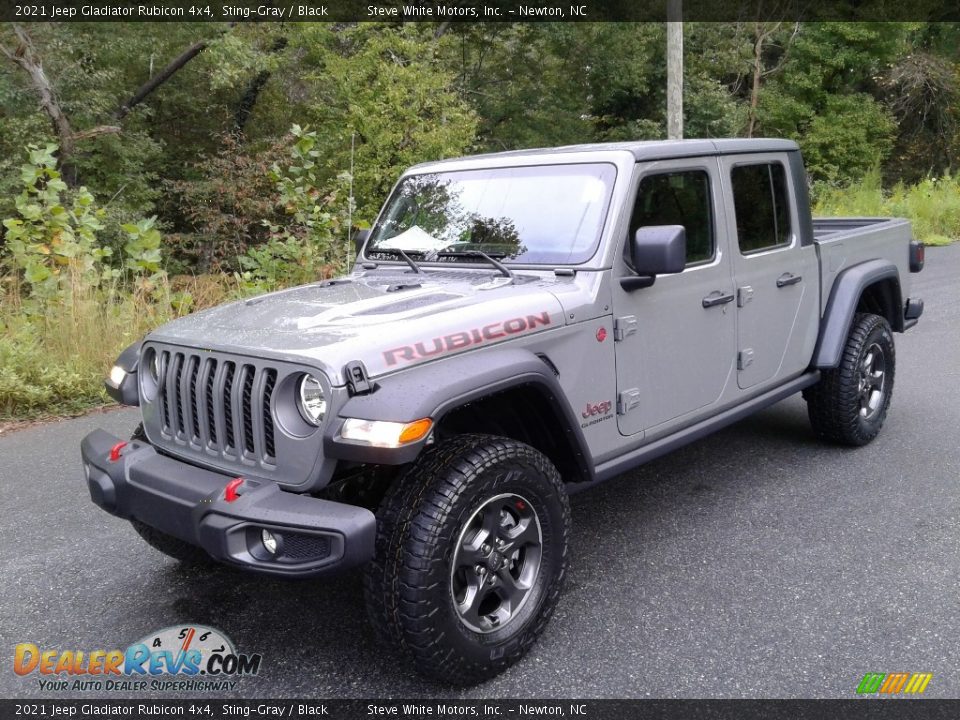 2021 Jeep Gladiator Rubicon 4x4 Sting-Gray / Black Photo #2