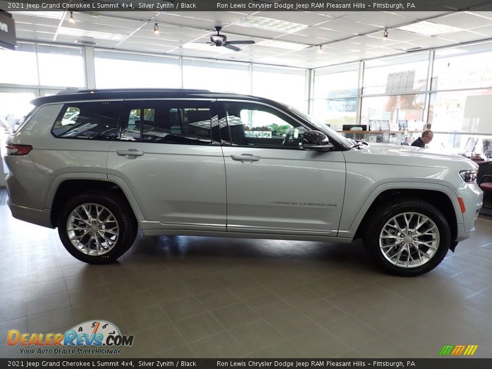 2021 Jeep Grand Cherokee L Summit 4x4 Silver Zynith / Black Photo #6