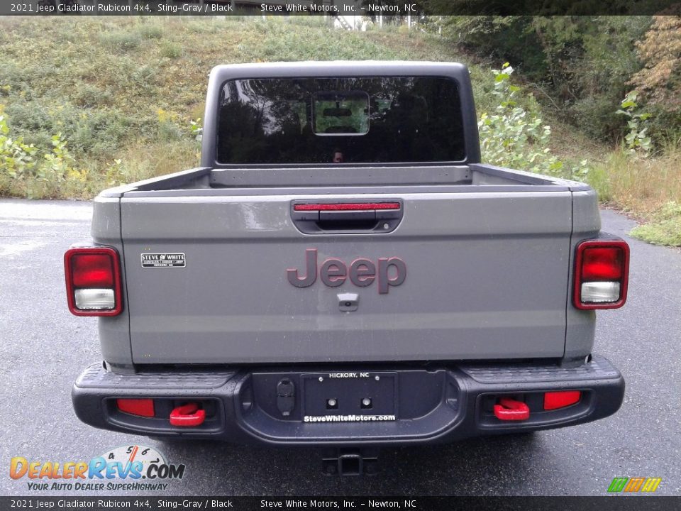 2021 Jeep Gladiator Rubicon 4x4 Sting-Gray / Black Photo #7