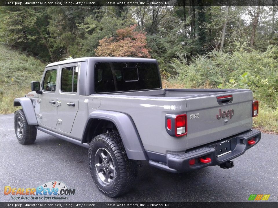 2021 Jeep Gladiator Rubicon 4x4 Sting-Gray / Black Photo #9