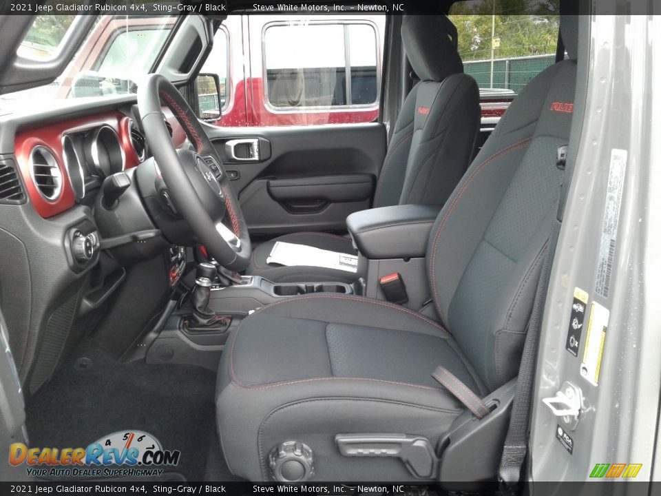Front Seat of 2021 Jeep Gladiator Rubicon 4x4 Photo #11