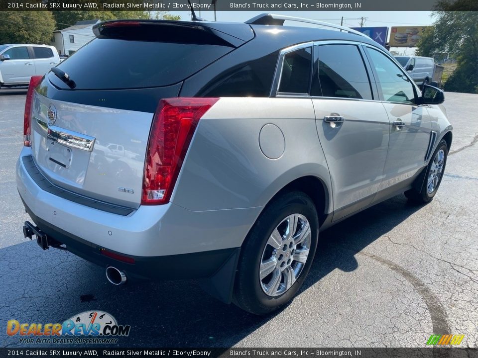 2014 Cadillac SRX Luxury AWD Radiant Silver Metallic / Ebony/Ebony Photo #5