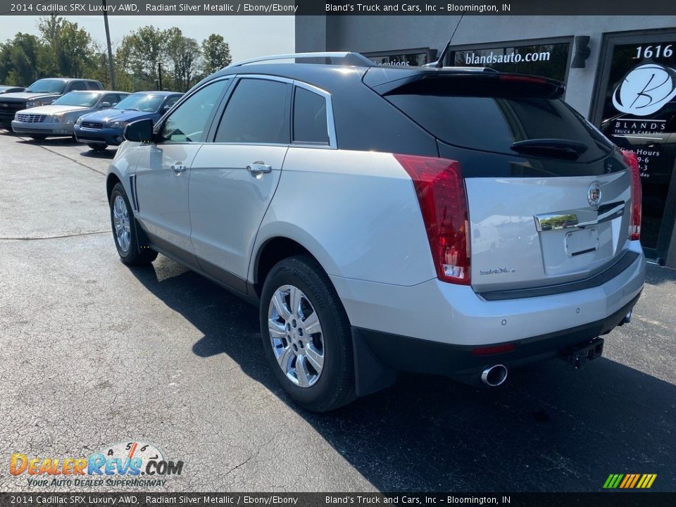 2014 Cadillac SRX Luxury AWD Radiant Silver Metallic / Ebony/Ebony Photo #7