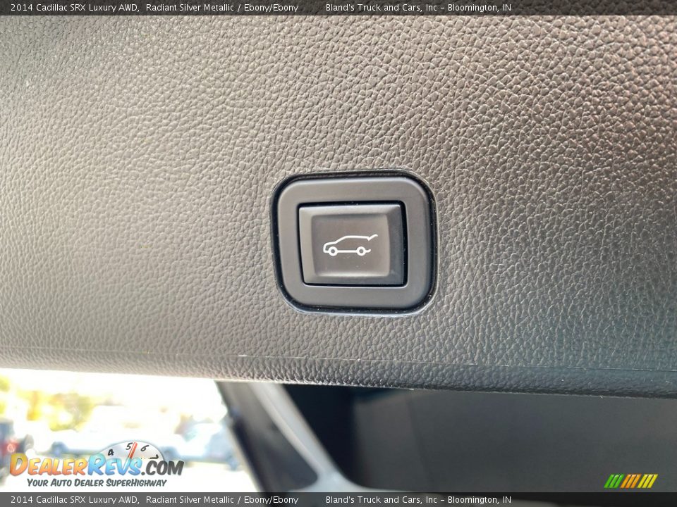 2014 Cadillac SRX Luxury AWD Radiant Silver Metallic / Ebony/Ebony Photo #10
