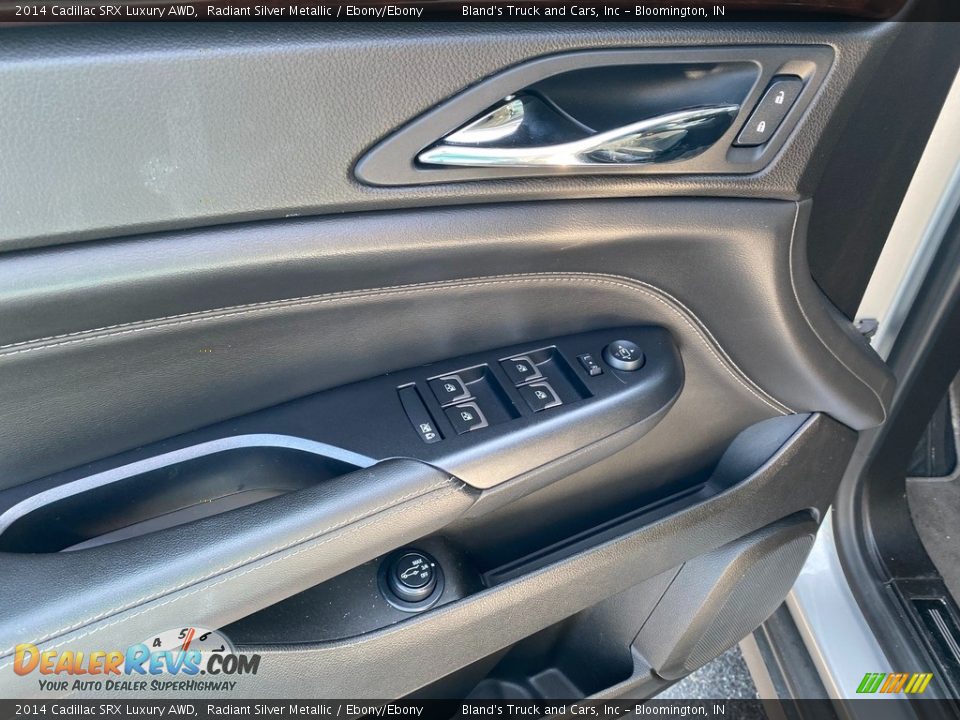 2014 Cadillac SRX Luxury AWD Radiant Silver Metallic / Ebony/Ebony Photo #12