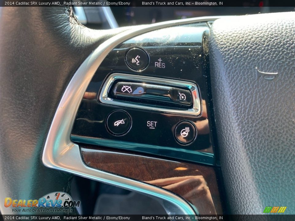 2014 Cadillac SRX Luxury AWD Radiant Silver Metallic / Ebony/Ebony Photo #17