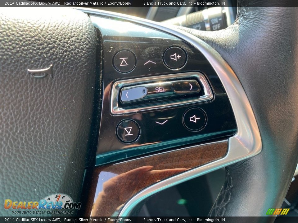 2014 Cadillac SRX Luxury AWD Radiant Silver Metallic / Ebony/Ebony Photo #18