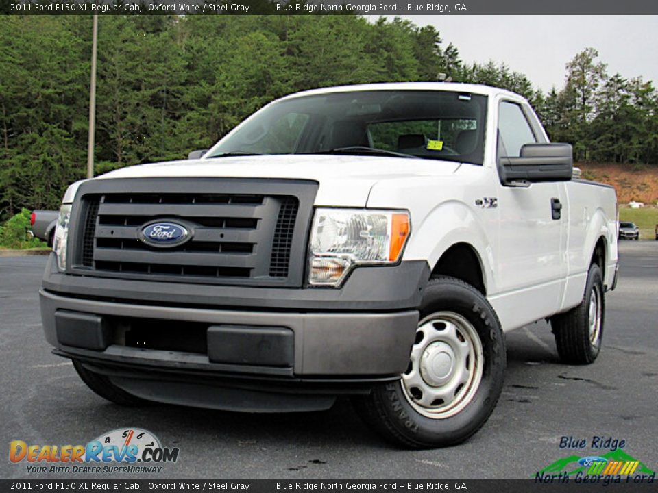 2011 Ford F150 XL Regular Cab Oxford White / Steel Gray Photo #1