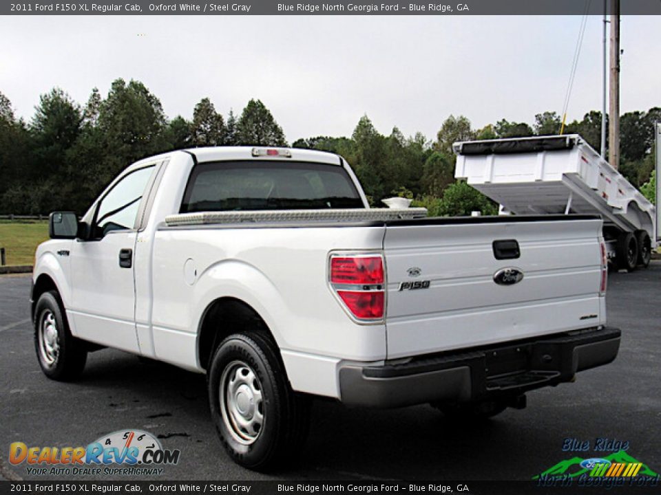 2011 Ford F150 XL Regular Cab Oxford White / Steel Gray Photo #3