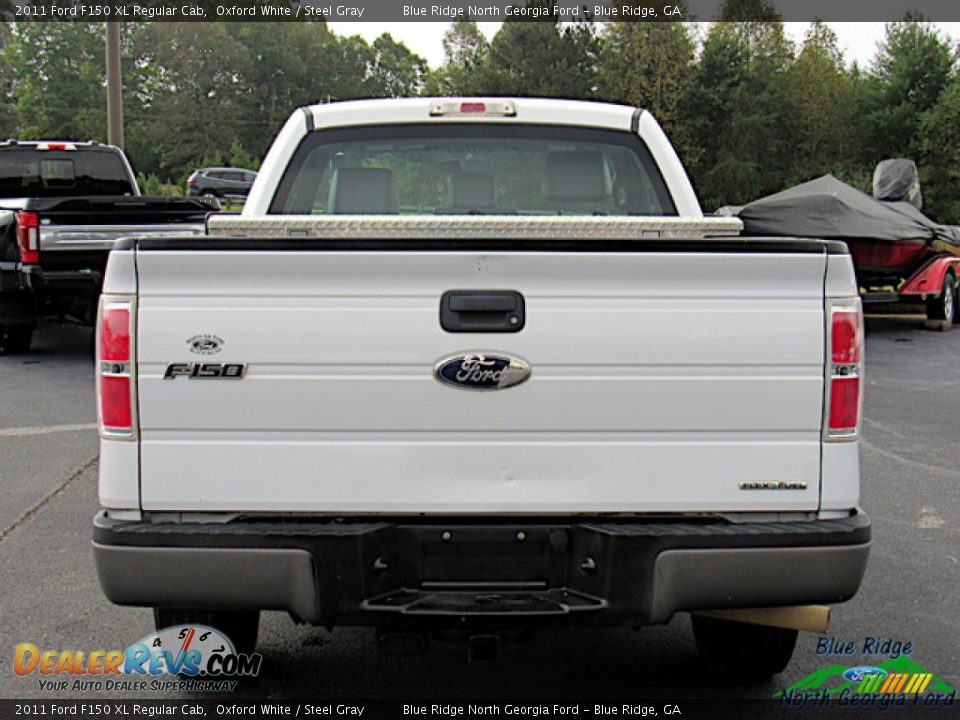 2011 Ford F150 XL Regular Cab Oxford White / Steel Gray Photo #4