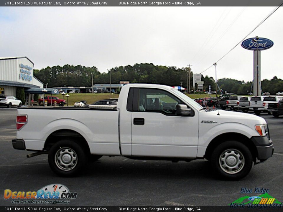 2011 Ford F150 XL Regular Cab Oxford White / Steel Gray Photo #6