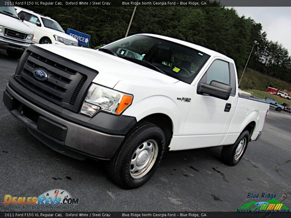 2011 Ford F150 XL Regular Cab Oxford White / Steel Gray Photo #19