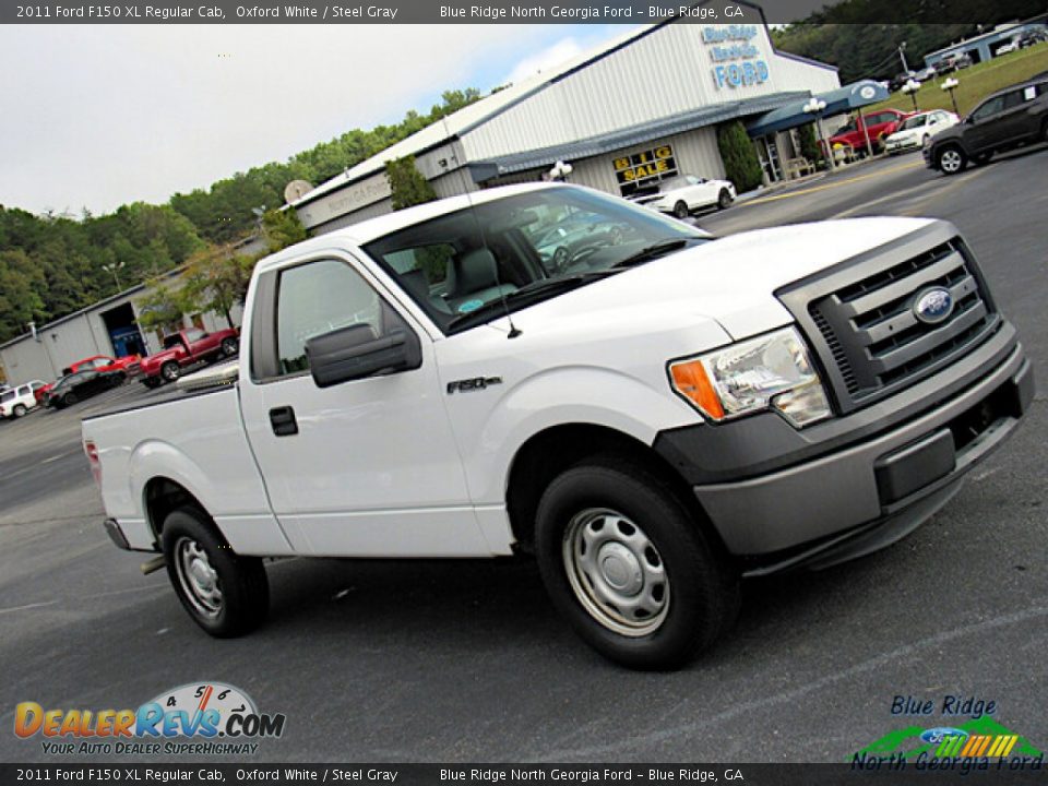 2011 Ford F150 XL Regular Cab Oxford White / Steel Gray Photo #20