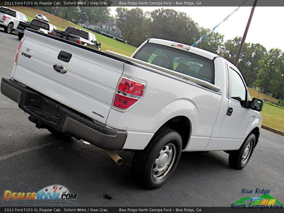 2011 Ford F150 XL Regular Cab Oxford White / Steel Gray Photo #21