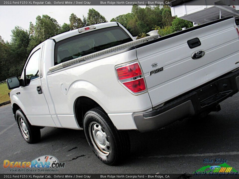 2011 Ford F150 XL Regular Cab Oxford White / Steel Gray Photo #22