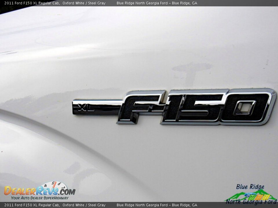 2011 Ford F150 XL Regular Cab Oxford White / Steel Gray Photo #23