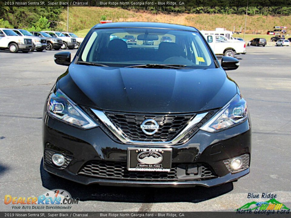 2019 Nissan Sentra SR Super Black / Charcoal Photo #8