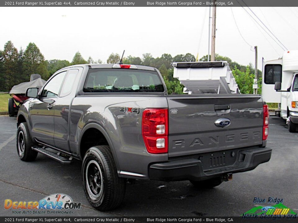 2021 Ford Ranger XL SuperCab 4x4 Carbonized Gray Metallic / Ebony Photo #3