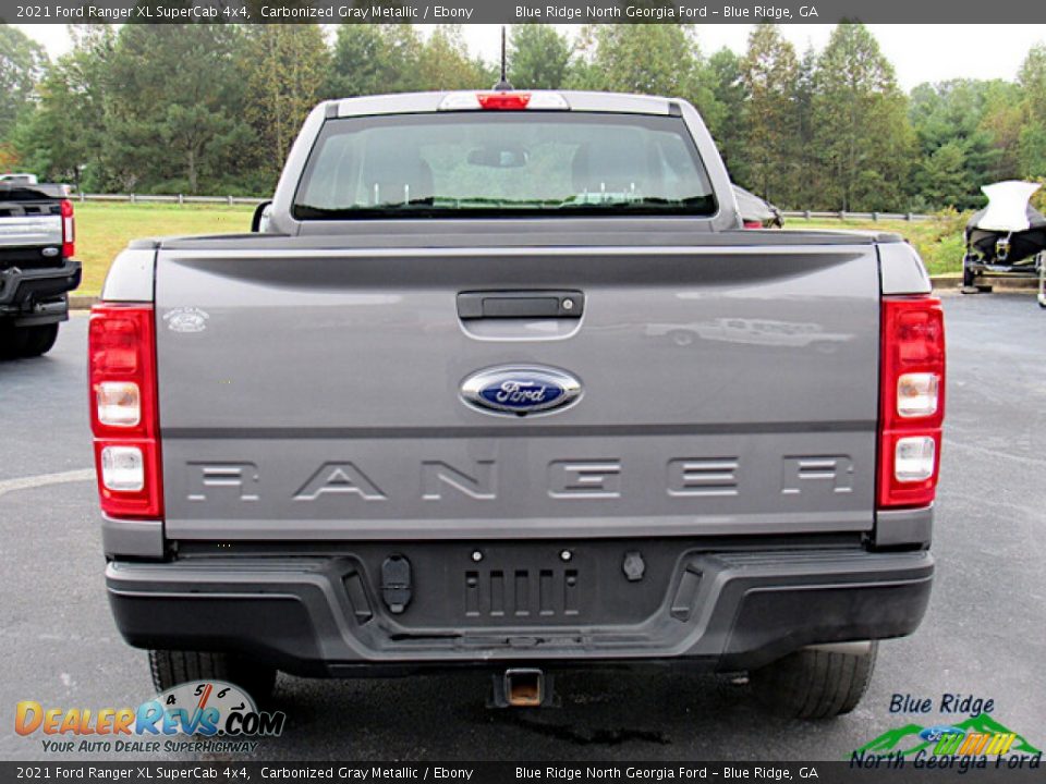 2021 Ford Ranger XL SuperCab 4x4 Carbonized Gray Metallic / Ebony Photo #4