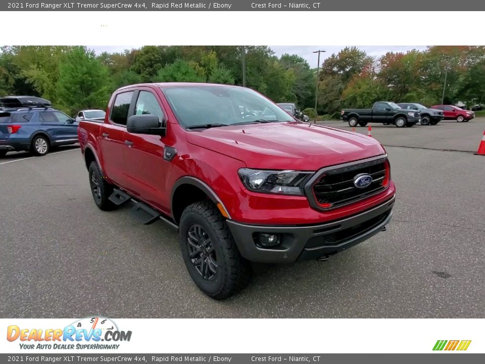 Front 3/4 View of 2021 Ford Ranger XLT Tremor SuperCrew 4x4 Photo #1