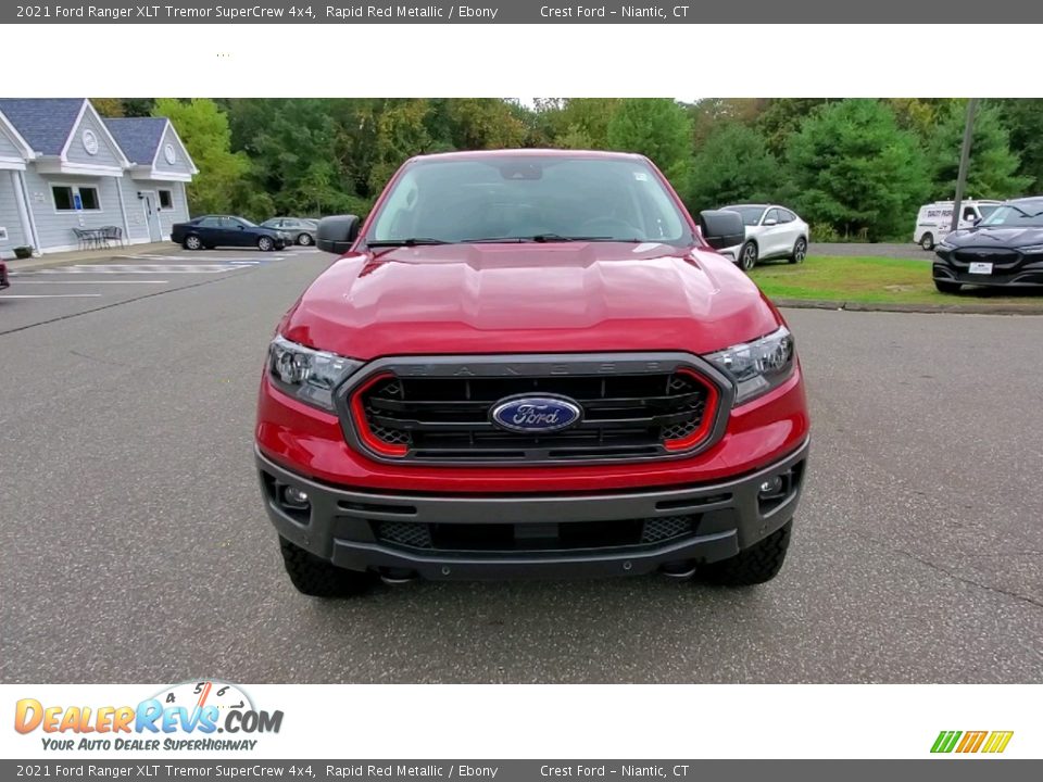 2021 Ford Ranger XLT Tremor SuperCrew 4x4 Rapid Red Metallic / Ebony Photo #2