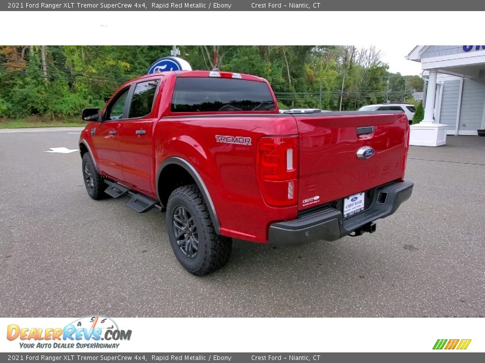 2021 Ford Ranger XLT Tremor SuperCrew 4x4 Rapid Red Metallic / Ebony Photo #5