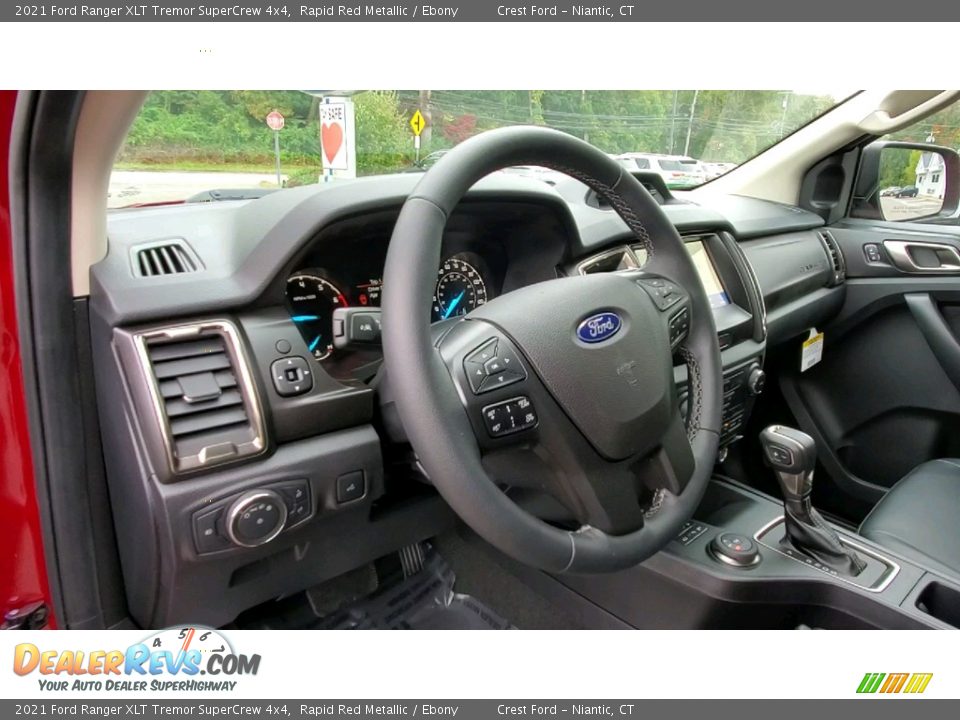 2021 Ford Ranger XLT Tremor SuperCrew 4x4 Steering Wheel Photo #10