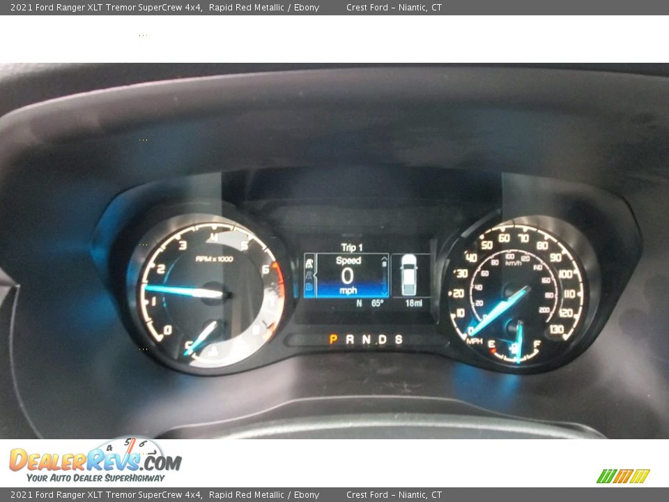 2021 Ford Ranger XLT Tremor SuperCrew 4x4 Gauges Photo #13