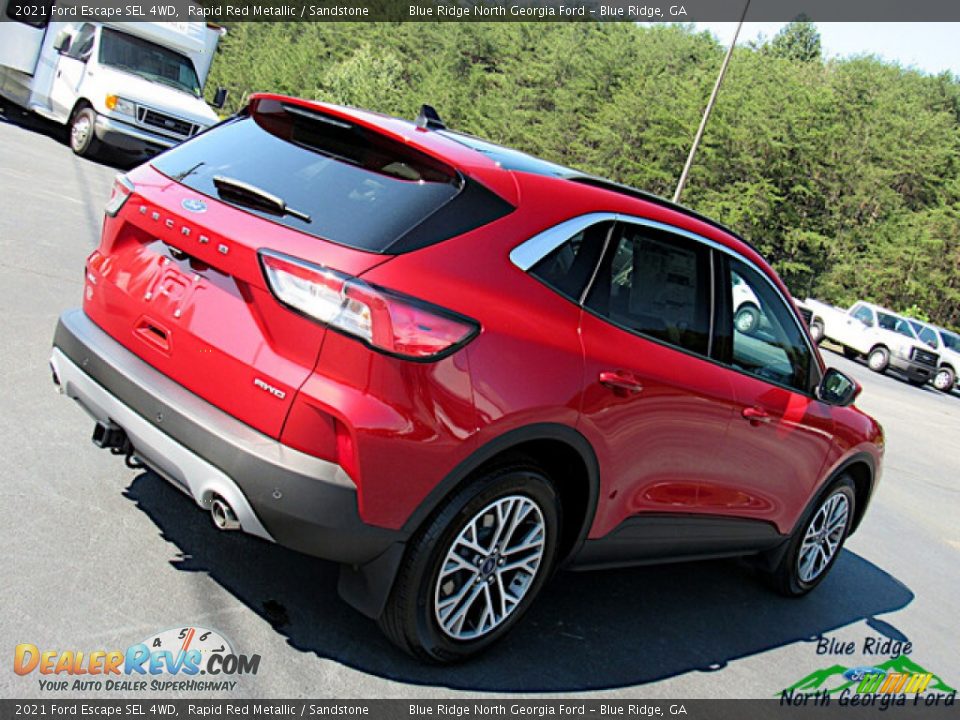 2021 Ford Escape SEL 4WD Rapid Red Metallic / Sandstone Photo #29