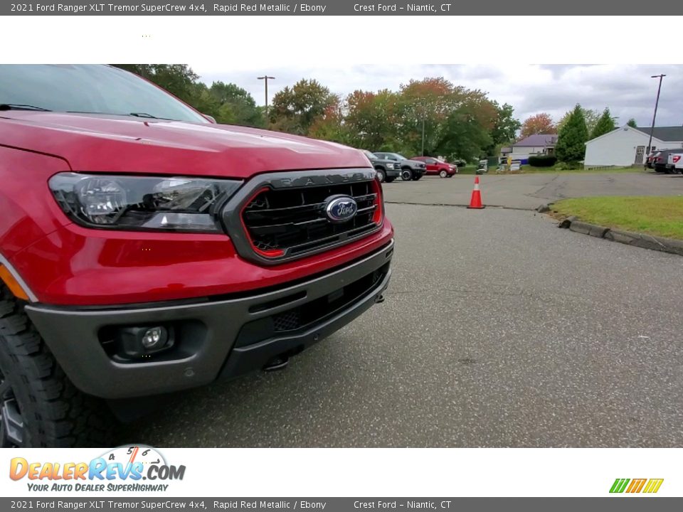 2021 Ford Ranger XLT Tremor SuperCrew 4x4 Rapid Red Metallic / Ebony Photo #27