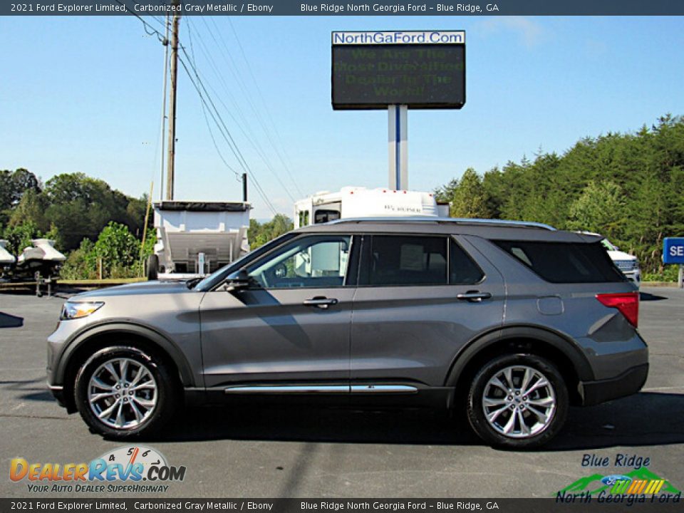 2021 Ford Explorer Limited Carbonized Gray Metallic / Ebony Photo #2