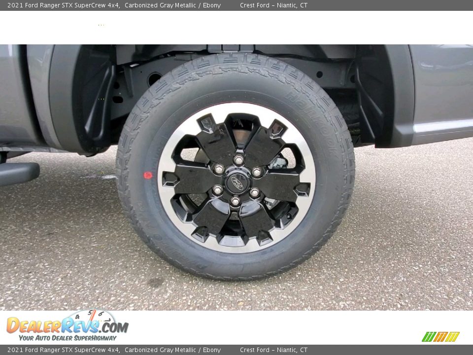 2021 Ford Ranger STX SuperCrew 4x4 Carbonized Gray Metallic / Ebony Photo #19