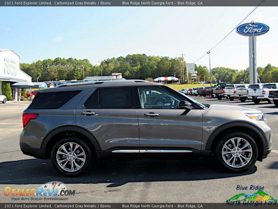 2021 Ford Explorer Limited Carbonized Gray Metallic / Ebony Photo #6