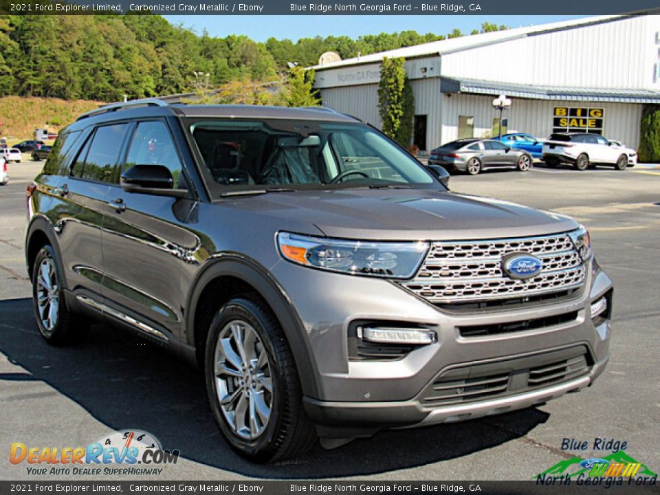 2021 Ford Explorer Limited Carbonized Gray Metallic / Ebony Photo #7