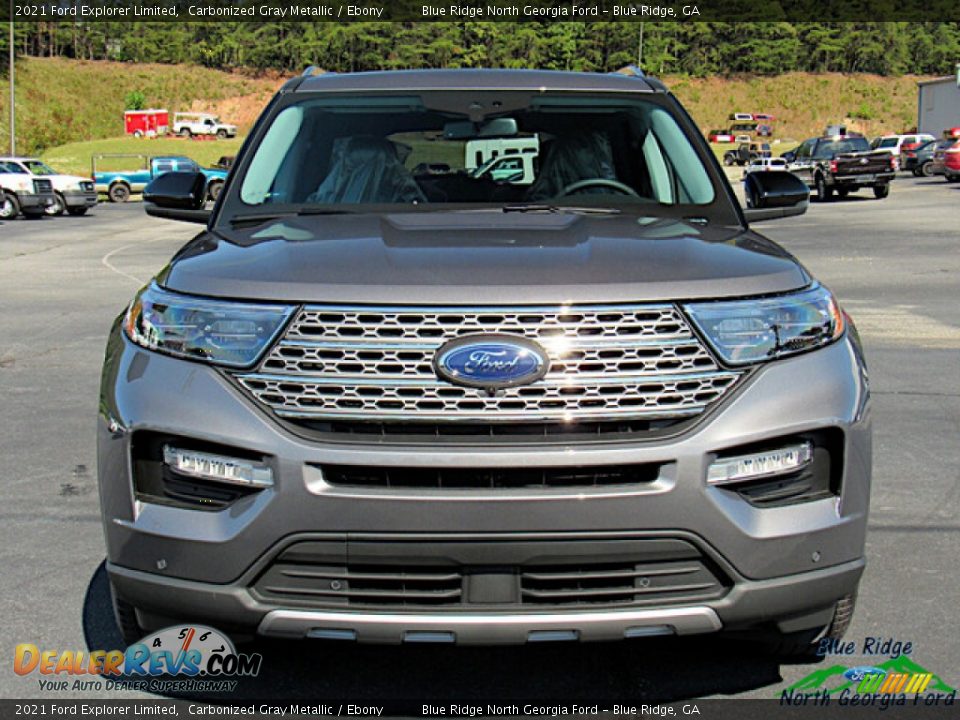 2021 Ford Explorer Limited Carbonized Gray Metallic / Ebony Photo #8