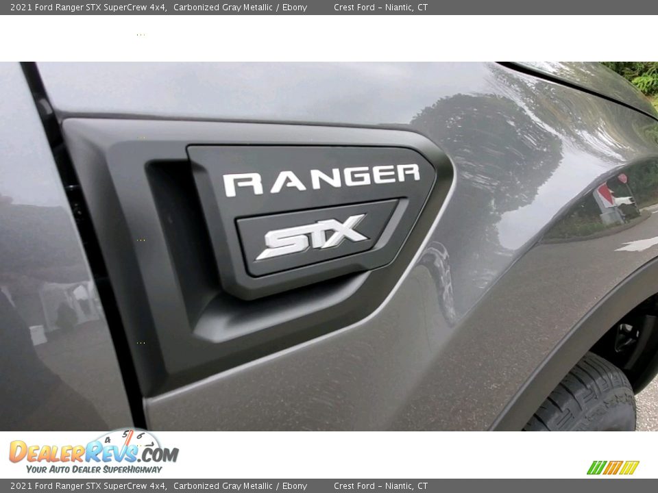 2021 Ford Ranger STX SuperCrew 4x4 Carbonized Gray Metallic / Ebony Photo #25