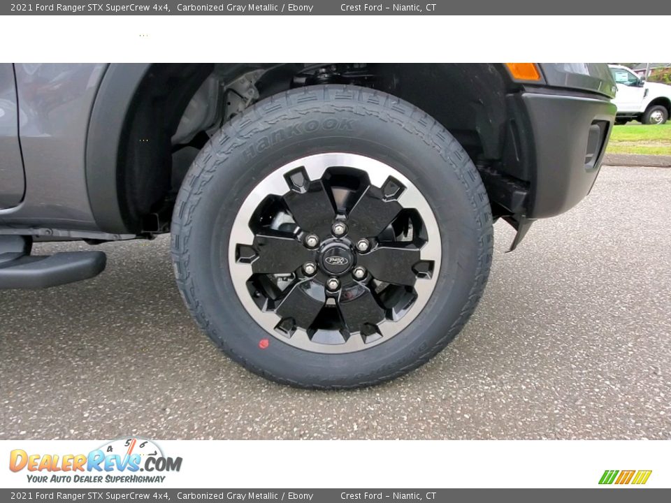 2021 Ford Ranger STX SuperCrew 4x4 Carbonized Gray Metallic / Ebony Photo #26