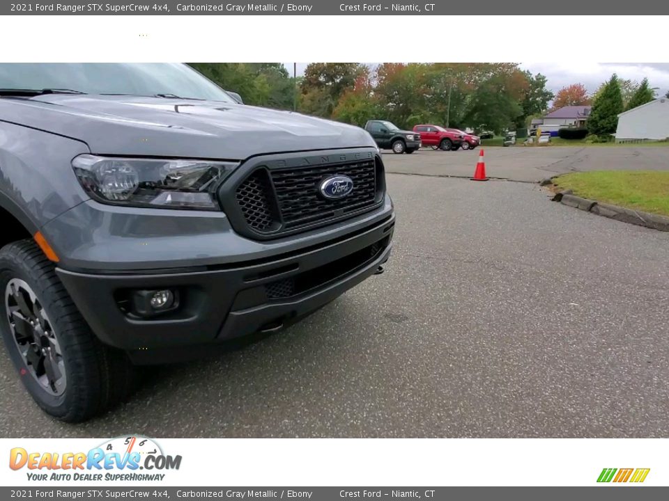 2021 Ford Ranger STX SuperCrew 4x4 Carbonized Gray Metallic / Ebony Photo #27