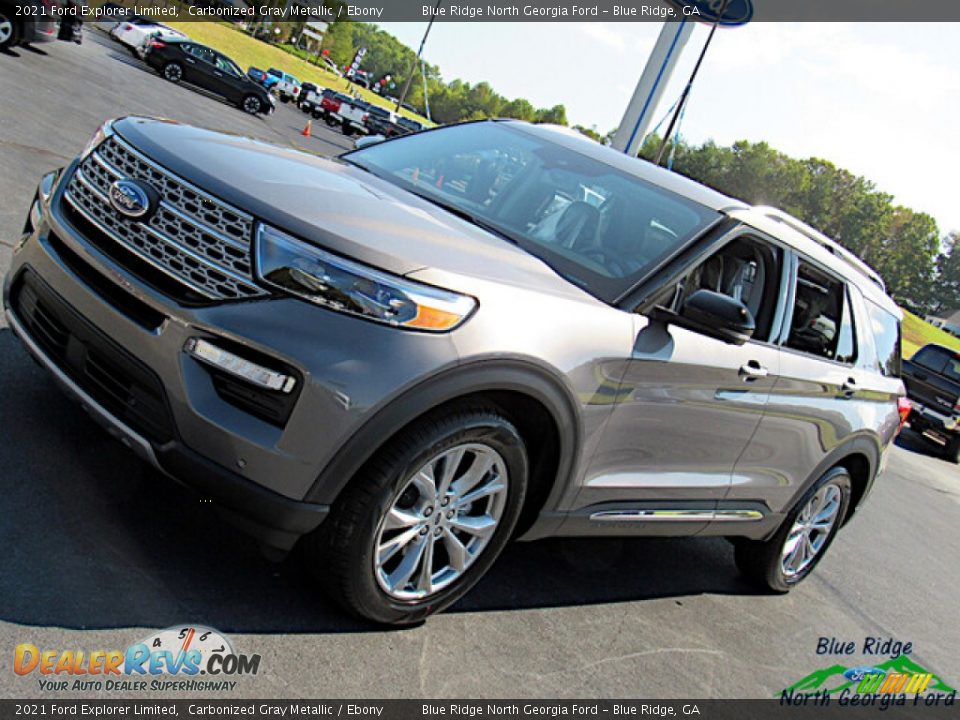 2021 Ford Explorer Limited Carbonized Gray Metallic / Ebony Photo #27