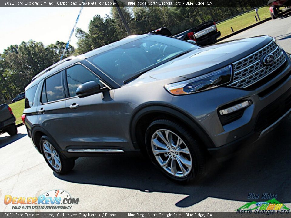 2021 Ford Explorer Limited Carbonized Gray Metallic / Ebony Photo #28